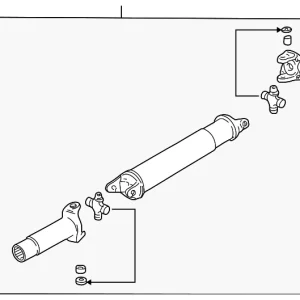 Drive Shaft - Mazda (1F71-25-100A)