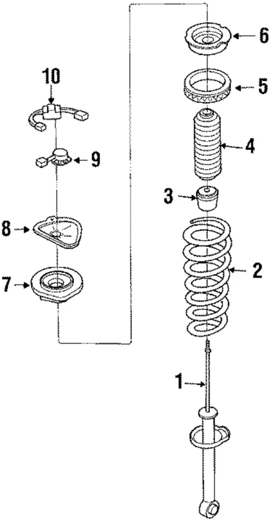 Strut - Mazda (HE25-28-700)