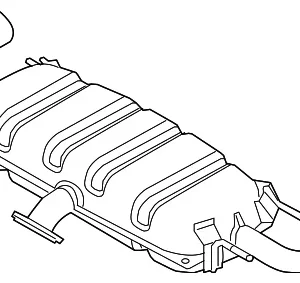 Muffler & Pipe - Mazda (PY33-40-100A)