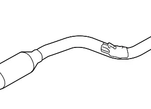 Intermediate Pipe - Mazda (L3P1-40-300A)