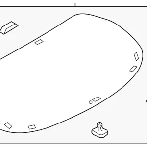 Lift Gate Glass - Mazda (BCKN-63-930)