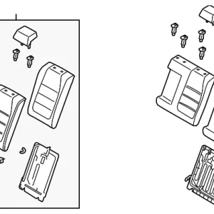 Seat Back Assembly - Mazda (BEMF-57-400C-02)