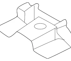 End Plate - Mazda (KMV6-53-7FZ)