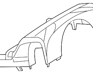 Upper Column Cover - Mazda (BBM4-60-220B-02)