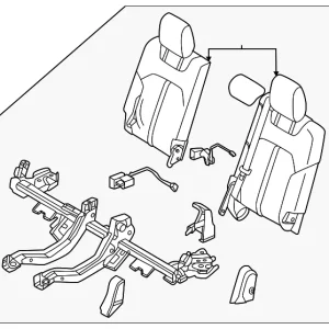 Seat Back Assembly - Mazda (KEWP-57-30XC-02)