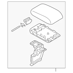 Armrest Assembly - Mazda (K123-64-450-02)