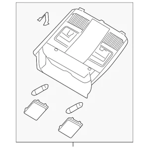Overhead Console - Mazda (KD45-69-970D-75)