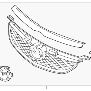 Grille Assembly - Mazda (GK2A-50-710C)