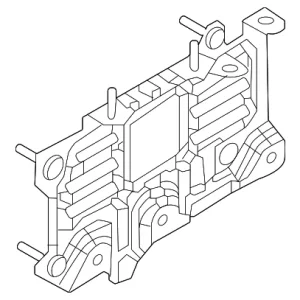 Junction Block Rear Bracket - Mazda (MH01-30-2PY)