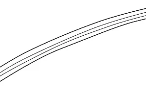 Roof Molding Protector - Mazda (T001-50-9H6A)