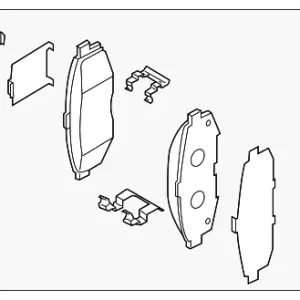 Brake Pads Rear - Mazda (LEY4-26-48ZA)
