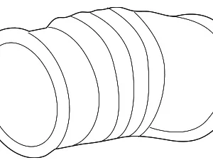 Duct - Mazda (KLG4-13-202C)