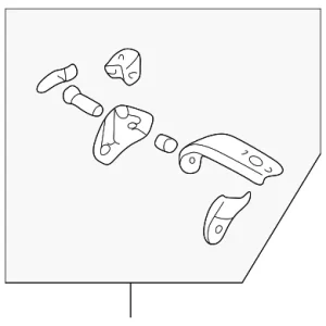 Hinge Assembly - Mazda (LC62-57-56XC-05)