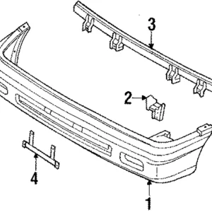 Bumper Cover - Mazda (LA01-50-031C-BB)