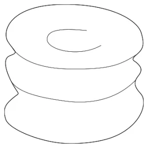Power Steering Reservoir Rubber Mount - Mazda (GA2B-32-425)