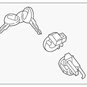Ignition Lock Cylinder - Mazda (GKYE-76-14X)