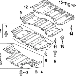 Under Cover Bracket - Mazda (DN4E-56-48Z)