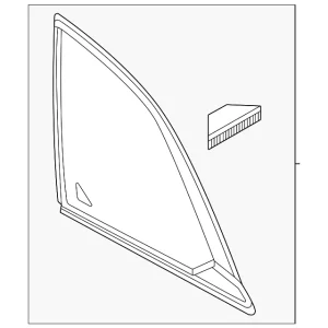 Quarter Glass - Mazda (KJK8-62-950A)
