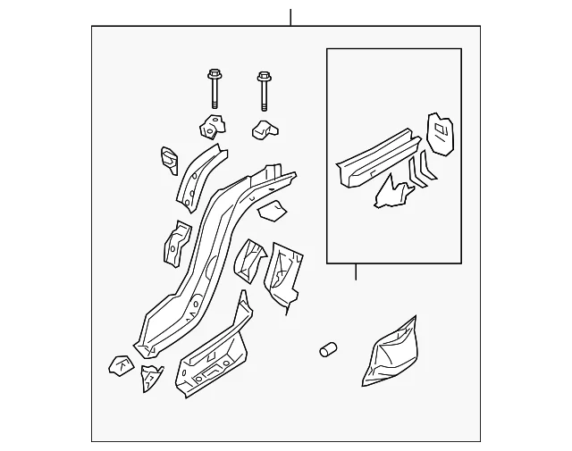 Rail Assembly - Mazda (F152-54-810A)