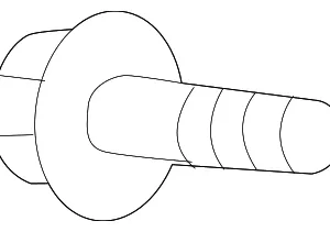 Shift Paddle Screw - Mazda (BCKN-32-750)