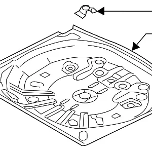 Rear Floor Pan - Mazda (KDY3-53-750)