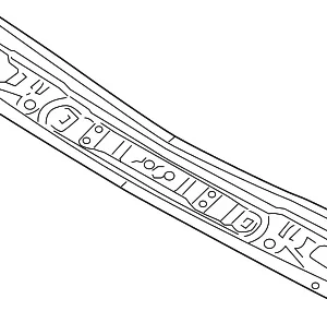 Windshield Header - Mazda (GS3L-70-641)