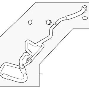 Lower Press Hose - Mazda (K628-61-462A)