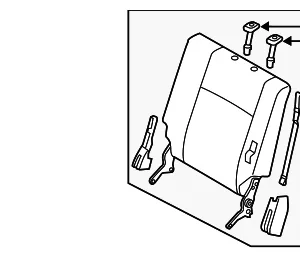 Seat Back Assembly - Mazda (TK23-88-380-02)