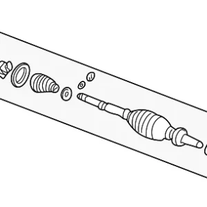 Axle Assembly - Mazda (1F70-25-400A)