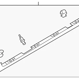 Rocker Molding - Mazda (GP9A-51-P40F-06)