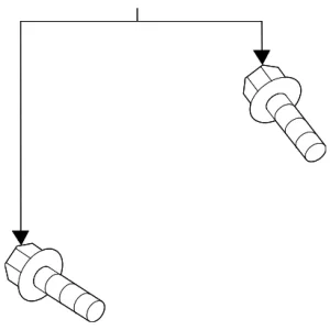 Lower Molding Screw - Mazda (9CN6-00-412B)