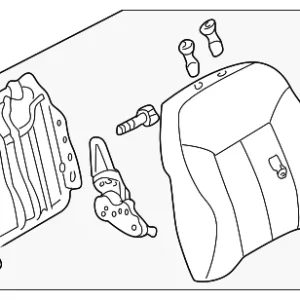 Seat Back Assembly - Mazda (B25J-88-180C-43)