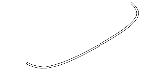 Rear Spoiler Seal - Mazda (KB8B-51-954)