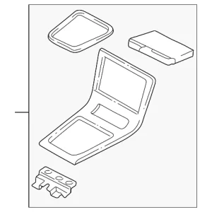 Center Panel - Mazda (T002-55-210B)