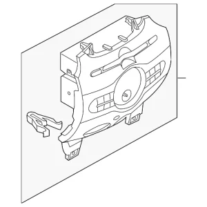 Control Panel - Mazda (DR61-66-AH0)