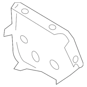 Cowl Top Panel Side Support - Mazda (DF71-53-580A)