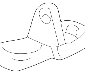Tow Hook - Mazda (ZZP0-56-320)