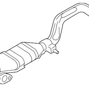Catalytic Converter - Mazda (AJ59-20-550F)