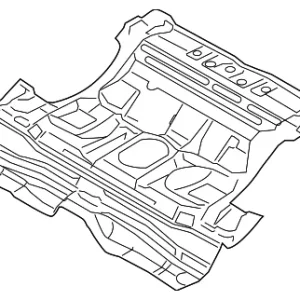 Center Floor Pan - Mazda (GS3L-53-721)