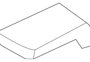 Roof Molding Cap - Mazda (KB8A-50-9L2A)