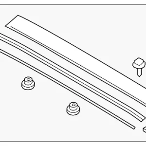Upper Molding - Mazda (NA4L-50-8X0G-83)