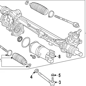 Gear Assembly Bolt - Mazda (KR9P-32-961)