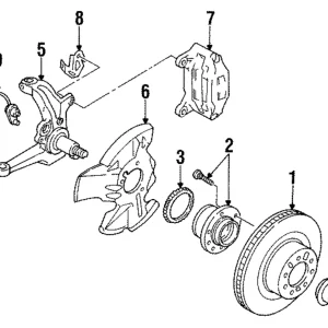 Front Speed Sensor - Mazda (FD05-43-70XB)
