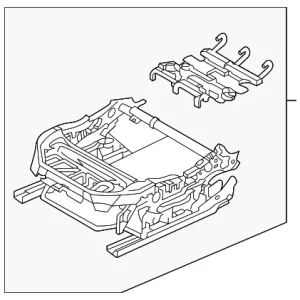 Seat Frame - Mazda (DGH9-88-H50A)