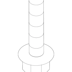 Radiator Support Lower Bolt - Mazda (9YA0-20-646)
