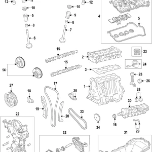 Engine Valve Spring - Mazda (PEP9-12-125)
