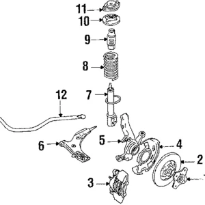 Upper Seat - Mazda (B001-34-340A)