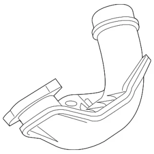 Lower Pipe - Mazda (SH01-13-33XE)