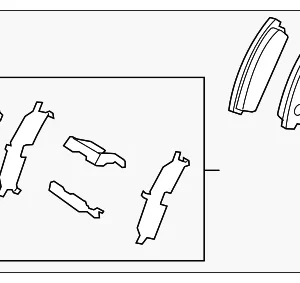 Brake Pads Rear - Mazda (L2Y8-26-43ZC)