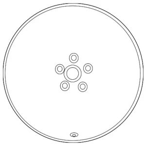 Wheel, Alloy - Mazda (9965-03-7090)